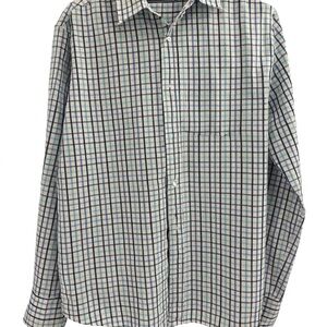 Rye Men's Checkered Shirt - Blue, Green, White
